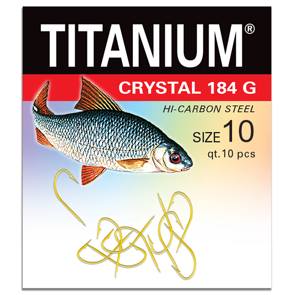 Háčik Titanium CRYSTAL 184G (10 ks)