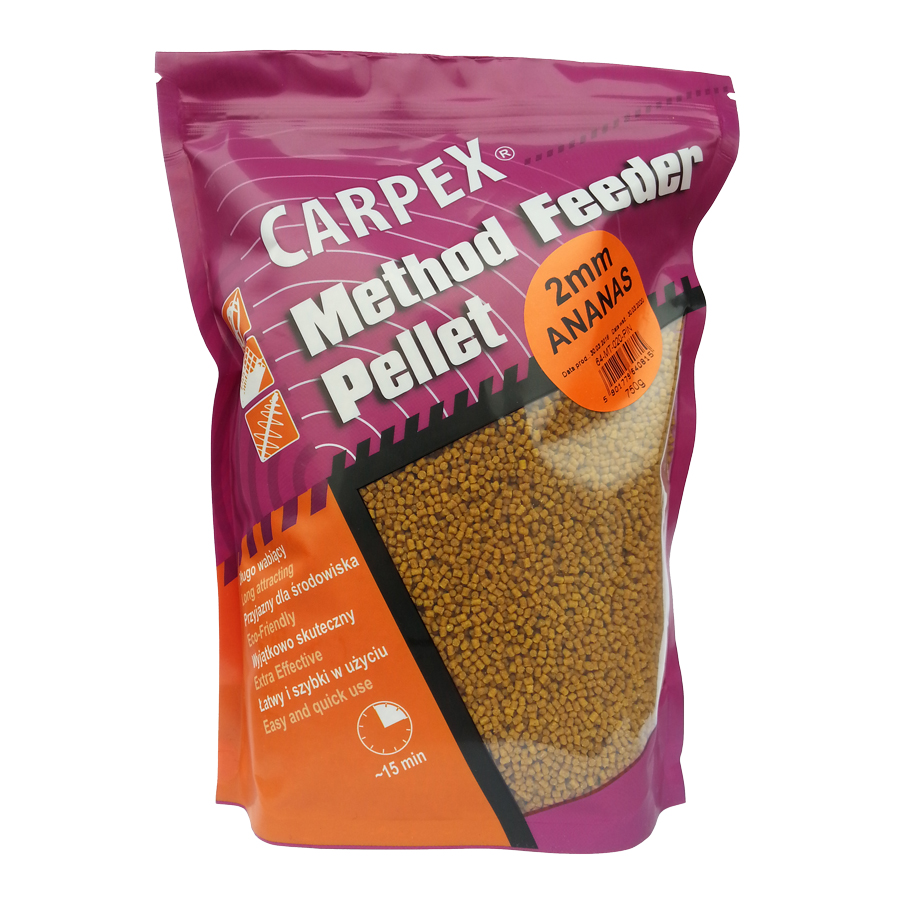Carpex Method Feeder Pellet - Ananás 2mm, 0,75kg