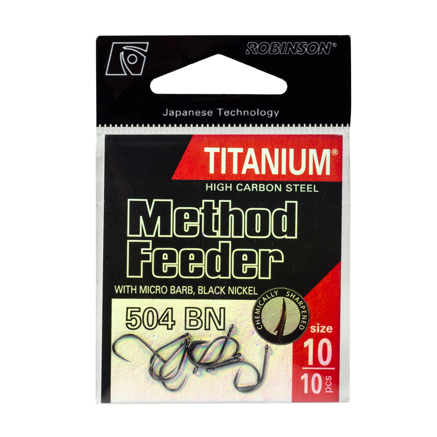 Háčik Titanium Method Feeder 504 BN (10 ks)
