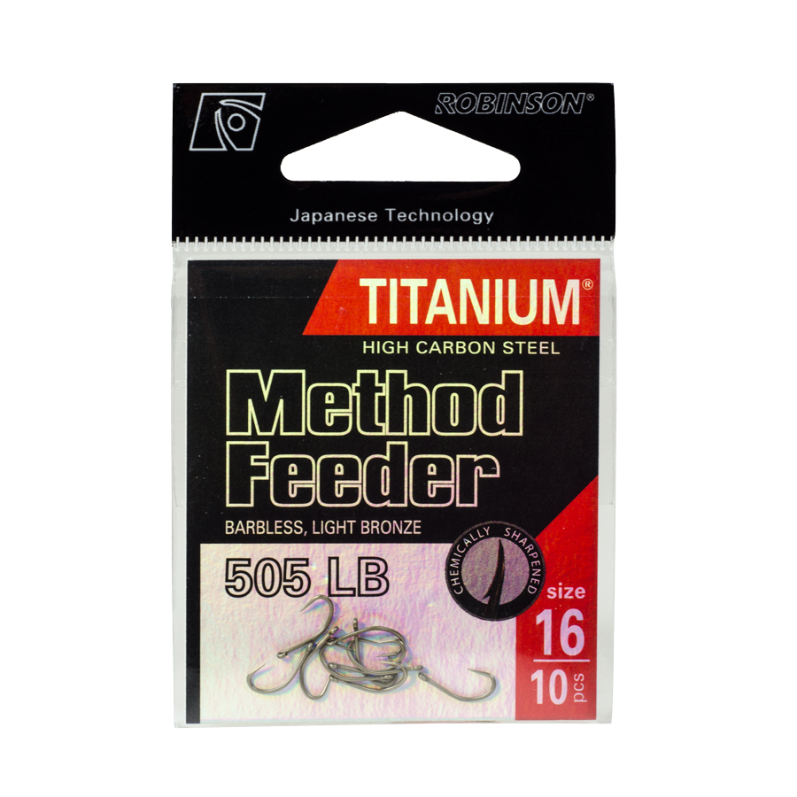 Háčik Titanium Method Feeder 505 LB (10 ks)