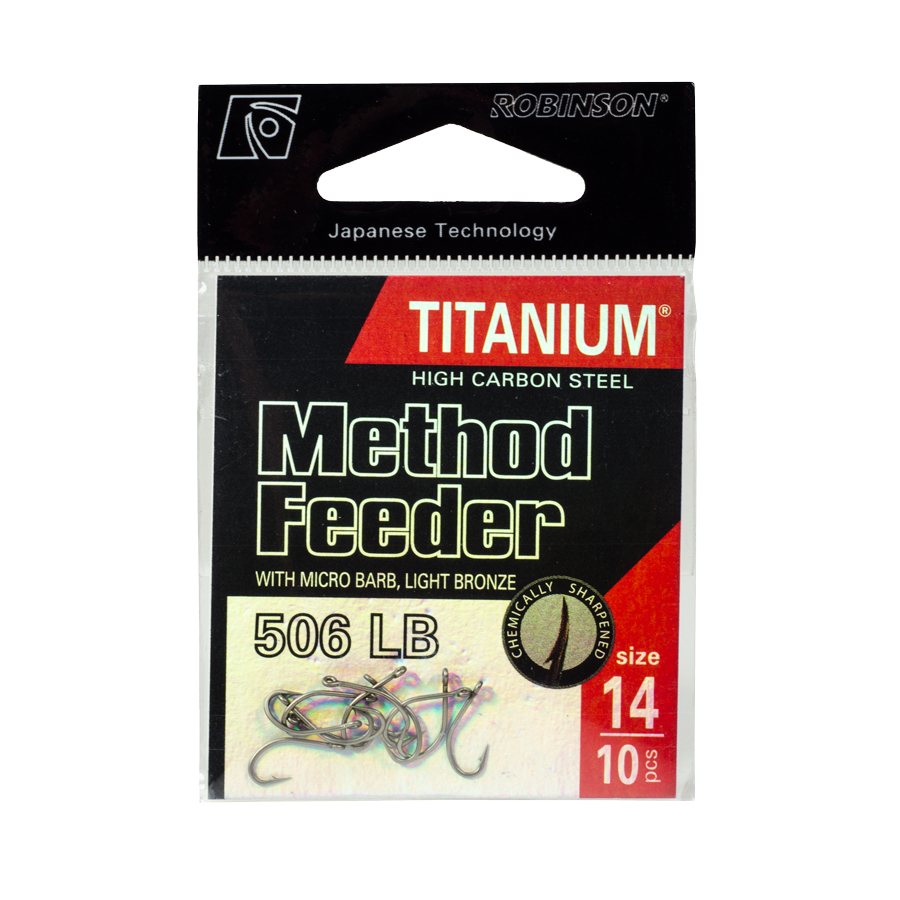 Háčik Titanium Method Feeder 506 LB (10 ks)
