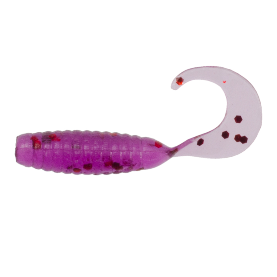 Tritail Twist 3,5cm, Purple Shiner (5ks)