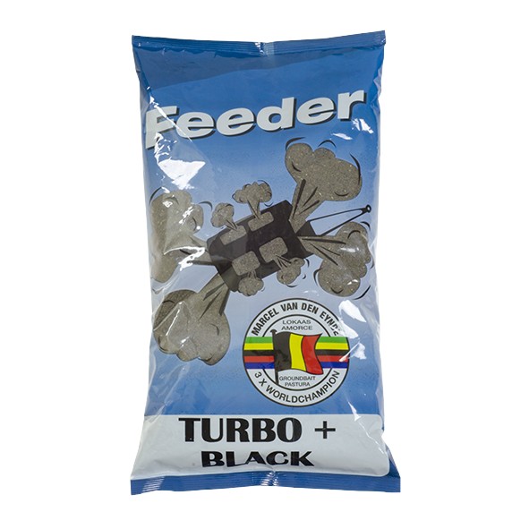 Vnadiaca zmes MVDE Feeder Turbo+ Black 1kg